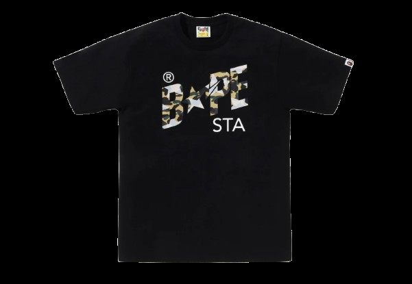 STA OVER PRINT 1ST CAMO BAPE STA TEE